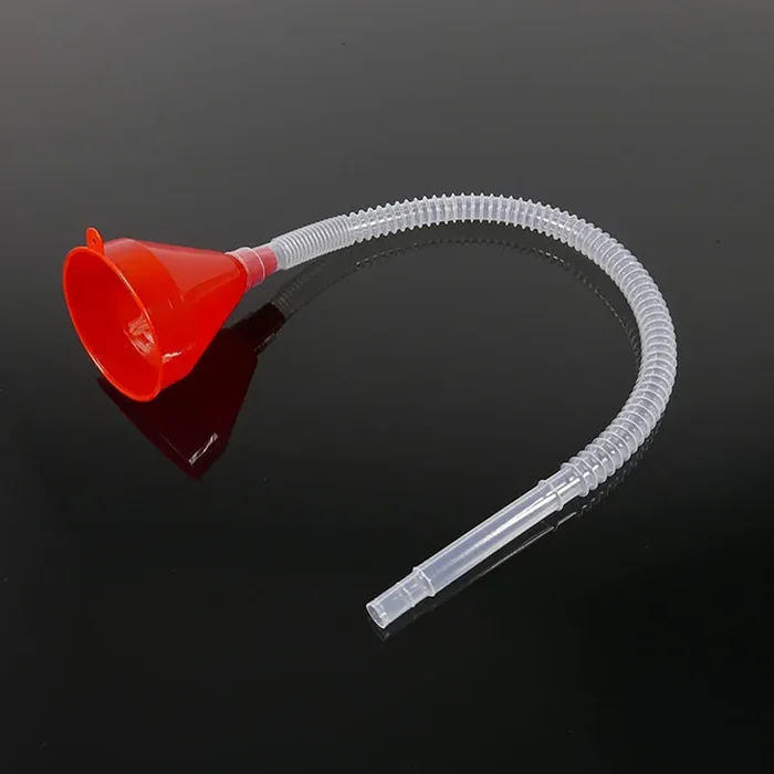 Funnels For Automotive Use,Plastic Small Funnel For Oil Change,Flexible Funnel With Long Hose For Gas,Fuel,Gasoline,Water,Fluid,