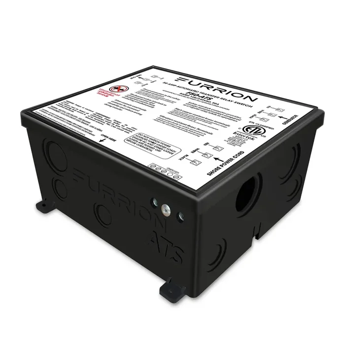 Furrion 50 Amp Automatic Transfer Switch For Rv To Changeover Input Between 125/250Volt Ac Power Sources. With Vibrationsmart &