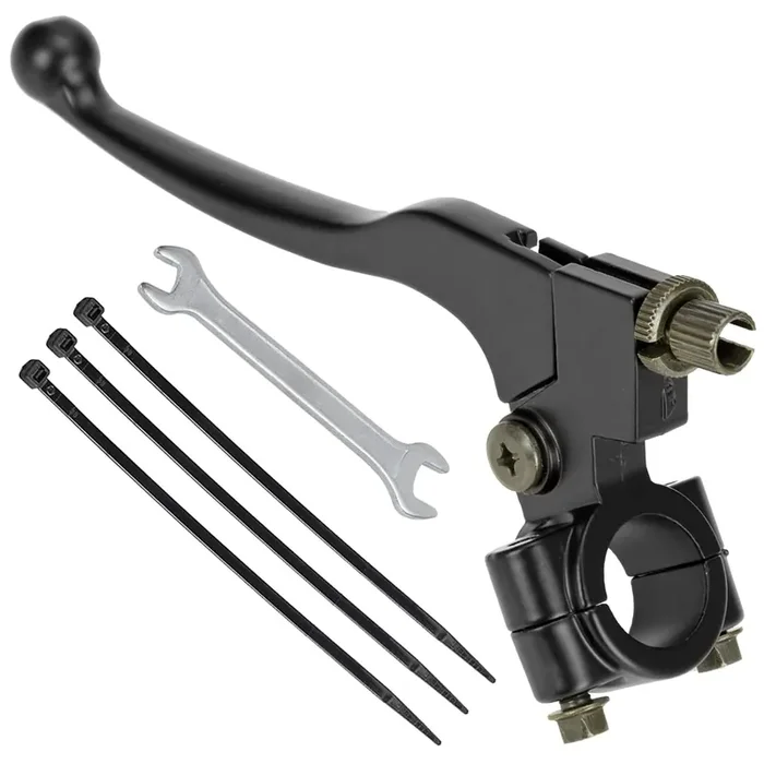 Fvrito Left Brake Handle Clutch Lever Perch For 196Cc 6.5Hp Coleman Ct200U Bt200X Trail 200 Ct200U-Ex Cc100X Baja Motovox Monster Moto Mini Bike Crf Xr Ssr 70 80 Suzuki Kx65 Pit Dirt Bike