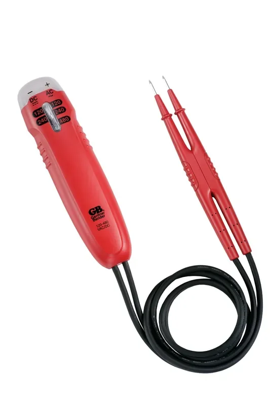 Gardner Bender Gvt-392 Vibrating Solenoid Voltage Tester, 120 – 480 V Acdc And Dc Polarity