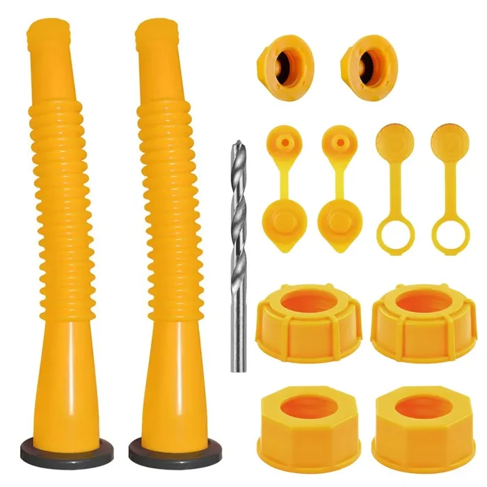 Gas Can Spout Replacement, Gas Can Nozzle. Spout Length Is 8.1 In, Easier To Use. For Most 1/2/5/10 Gal Oil Cans. With Gas Tank