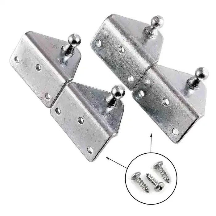 Gas Spring Lift Support Mounting Brackets 10Mm Ball Stud – (2 Pair – 10 Millimeter)