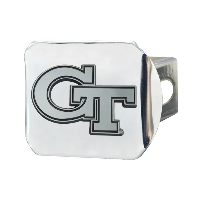 Georgia Tech Hitch Cover – Chrome 3.4‘‘X4‘‘