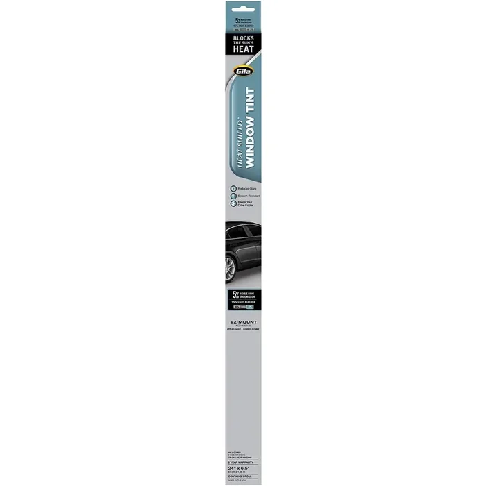 Gila Heat Shield 5% Vlt Automotive Window Tint Diy Heat Control Glare Control Privacy 2Ft X 6.5Ft (24In X 78In)