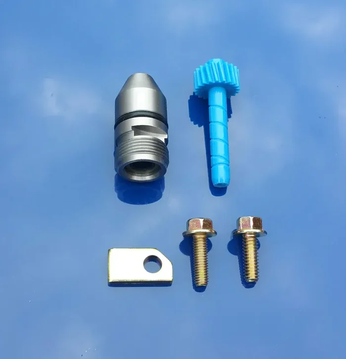 Gm Turbo Th350 350 Muncie Powerglide Transmission Speedometer Gear 20 Teeth Blue Speedo W/Bullet Clamp & Bolts