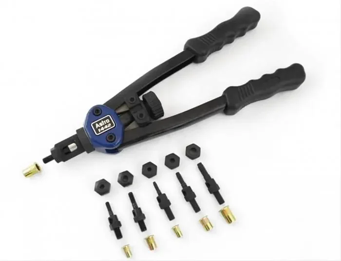 Hand Rivet Tool 1442 13‘‘ Threaded Riv-Nut Riveter Gun Heavy Duty Ergonomic Metal