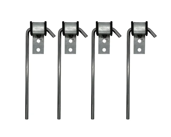 Haoxaoon 4 Pcs Heavy Duty Exhaust Hanger Rod -Universal Use Exhaust Hanger – 3/8‘ Rod 10‘ Long