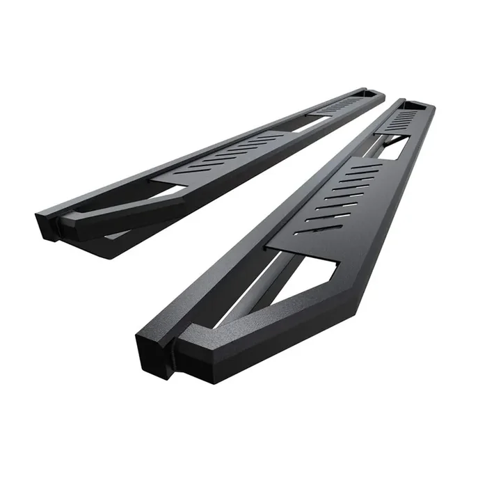 Hd Ridez Hybrid Rocker Steel Armor Compatible With Ford F250 F350 Super Duty 1999-2016 Crew Cab (Nerf Bar Side Steps Side Bars)