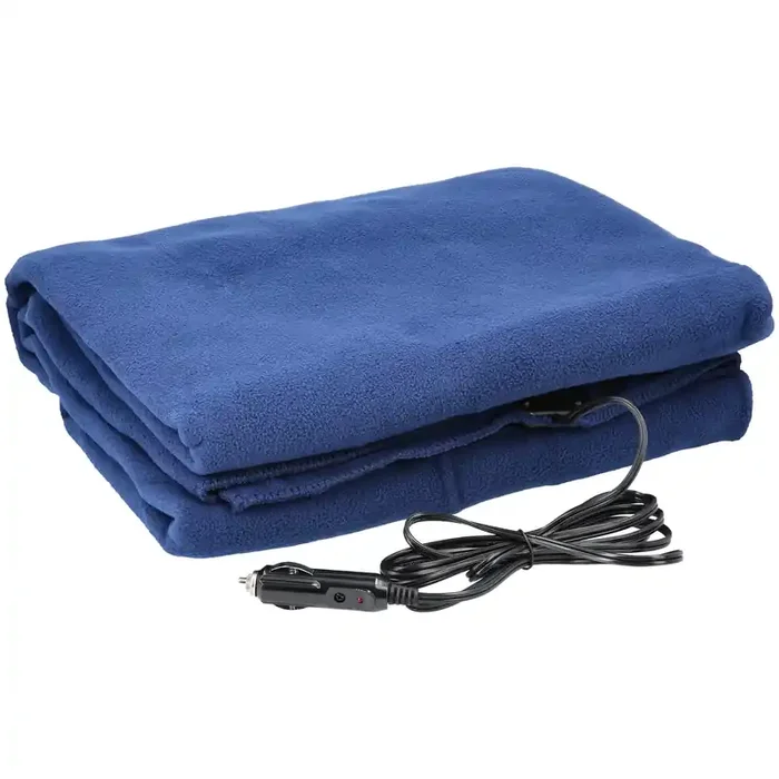 Heated Car Blanket – 12-Volt Electric Blanket For Car, Truck, Suv, Or Rv – Portable Heated Throw For Car Or Camping Essentials B
