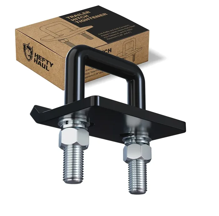 Hefty Haul Trailer Hitch Tightener For 1.25‘‘ And 2‘‘ Hitch Anti Rattle, Heavy Duty Steel, Anti Rattle Hitch Tightener 2 Inch, T