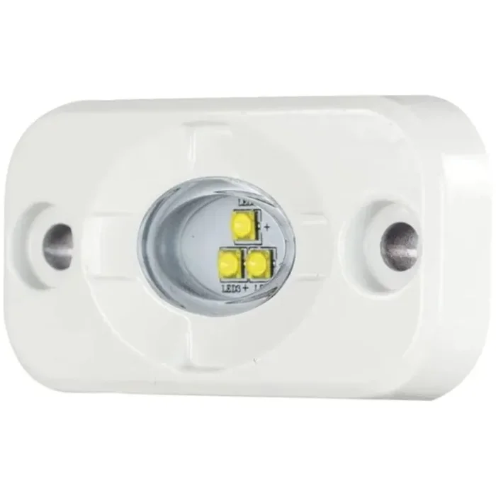 Heise Led Lighting Systems He-Ml1 1.5-Inch By 3-Inch Marine Aux Lighting Pod (White)