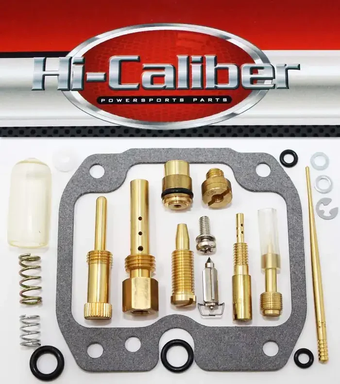 Hi-Caliber Powersports Parts Carburetor Rebuild Kit For 2003-2007 Bombardier Can-Am Can Am175 200 Rally Atvs Carb Repair