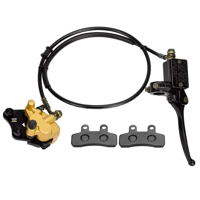 Hiaors Front Disc Brake Master Cylinder Caliper With Brake Pad Assembly For 50Cc 70Cc 90Cc Ssr 110Cc 125Cc Atomik Ssr Apollo Chinese Dirt Bike Pit Bike