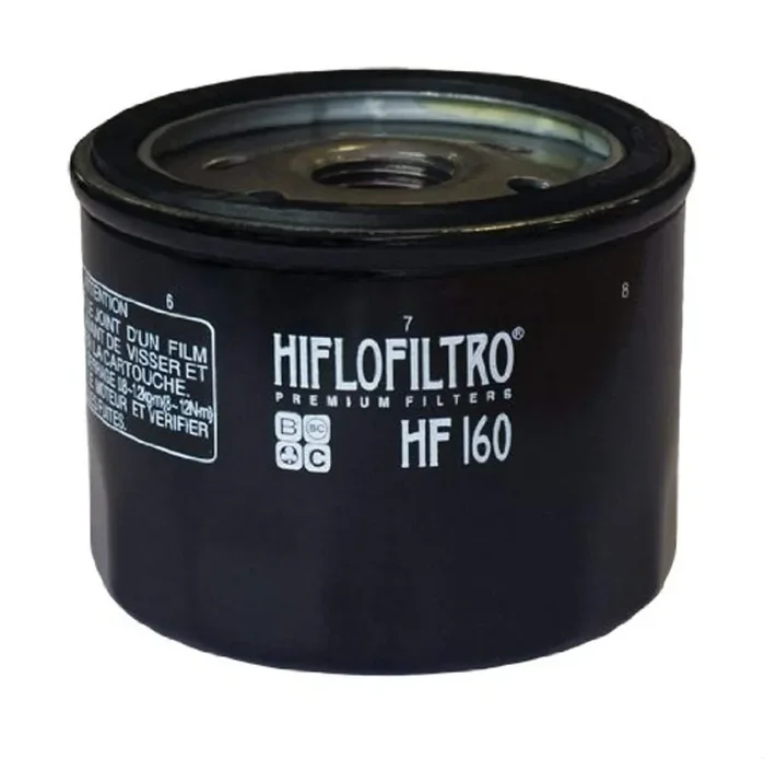 Hiflofiltro Hf160-2 Black Standard Premium Oil Filter, 2-Pack