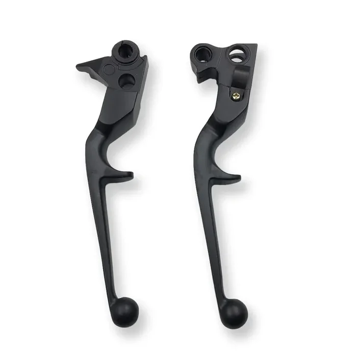 Httmt Mt241-021- New Black Brake Clutch Lever Compatible With Harley Custom Flhr Road King Ultra And Touring