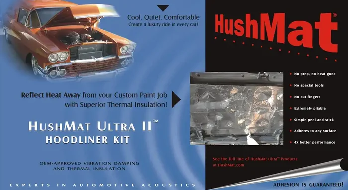 Hushmat 50100 Ultra Hood Liner With Dampening Sheet – 6 Piece