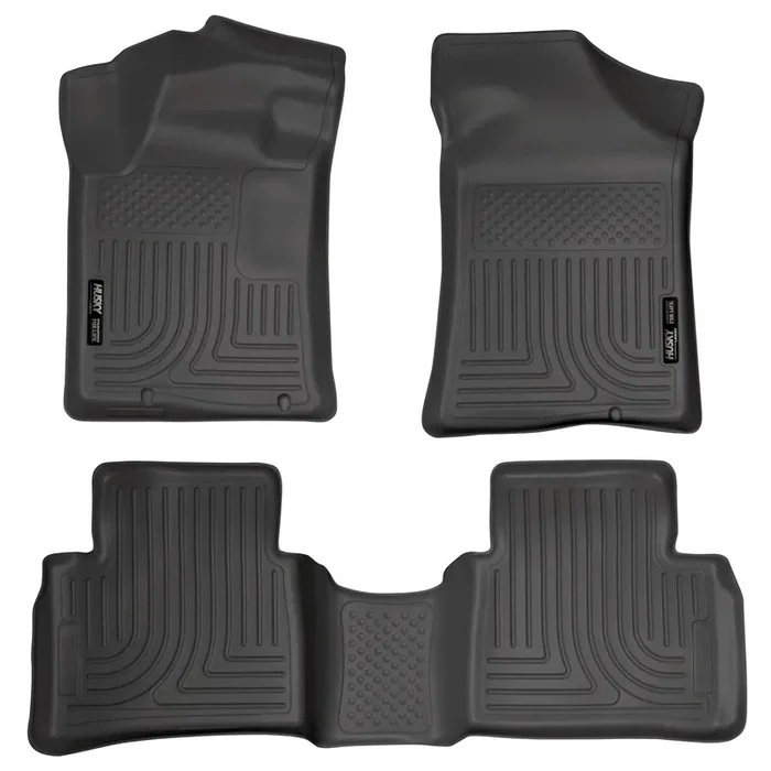 Husky Liners – Weatherbeater Fits 2013 – 2018 Nissan Altima – Front & 2Nd Row Liner – Black, 3 Pc. 99641