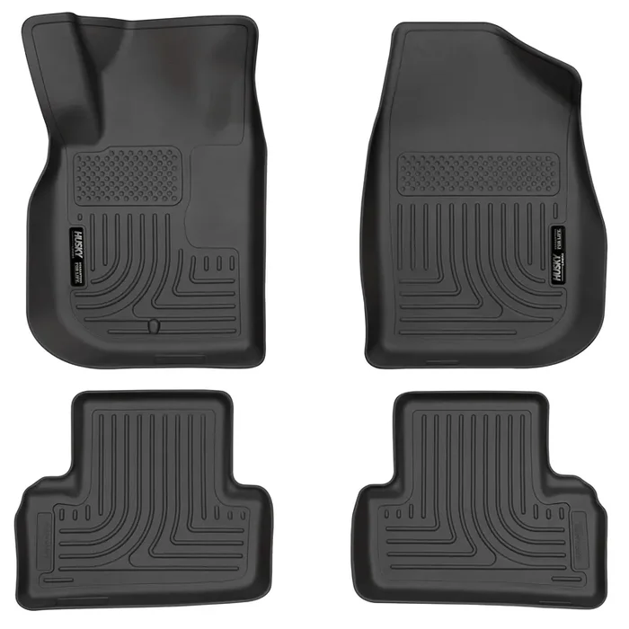 Husky Liners Weatherbeater Floor Mats Fits 2005 – 2010 Chevrolet Cobalt, 2007 – 2009 Pontiac G5 Front & 2Nd Row, 4-Pc Black