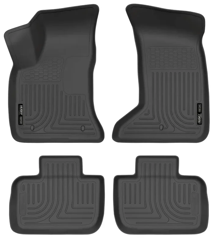 Husky Liners Weatherbeater Floor Mats Fits 2011 – 2023 Chrysler 300 & Dodge Charger (Rear Wheel Drive Only) Front & 2Nd Row,