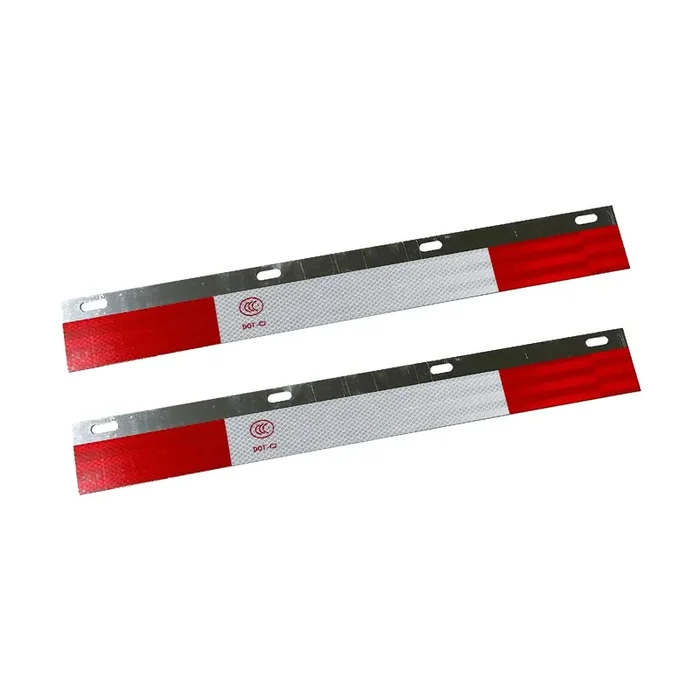 Ibestwolf 2Pcs 24‘ X 3‘ Aluminum Mud Flap Hanger Top Flap Plate Reflector For Semi Truck Trailer, Straight Type