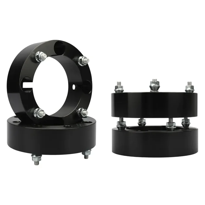 Irontek 4X156Mm Atv Wheel Spacers 2‘(50Mm) Thickness With 3/8‘-24 Studs 131Mm Hub Bore Fit For Polaris Sportsman Ranger Rzr 570 600