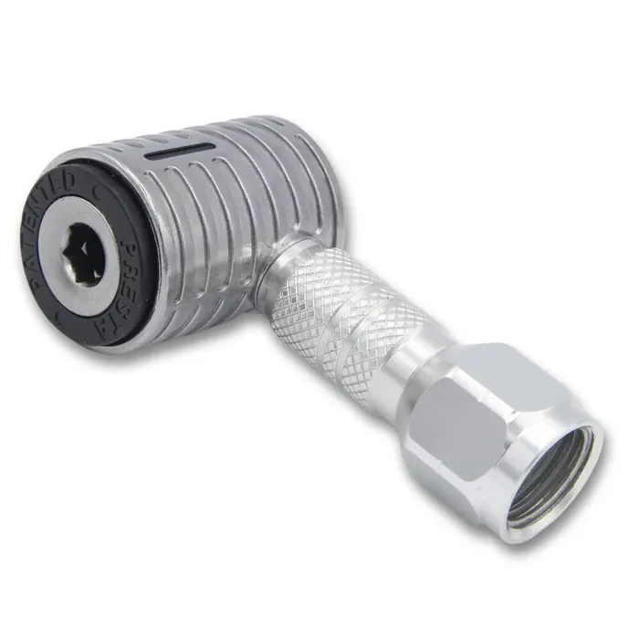 Jaco Lightning Xp Locking Presta Air Chuck For Bike Tires – 1/4‘ F-Npt (Open Flow) Quick-Connect Presta Attachment For Tire Inflators (Patented)