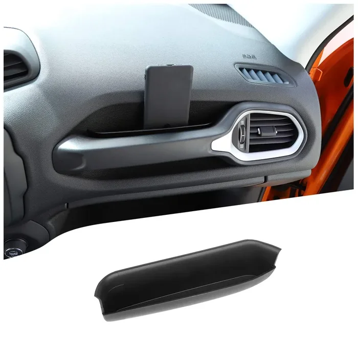 Jecar For Jeep Renegade Grab Handle Storage Tray Passenger Grab Bar Storage Organizer For Jeep Renegade 2015-2023