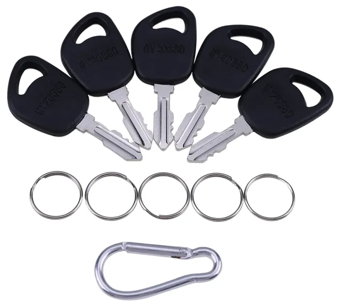 Jeenda (5) Ignition Keys Gy20680 Lva17264 Compatible With John Deere 100 La Lt Sst X Series 1026R L100 L110 L108 L111 L118 L120