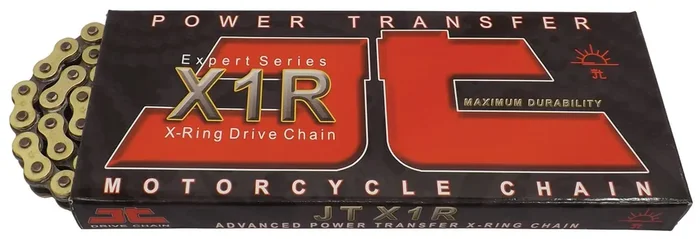 Jt Chain Jtc520X1Rgb118Dl (520 Series) Gold 118 Link Heavy Duty X-Ring Chain With Connecting Link