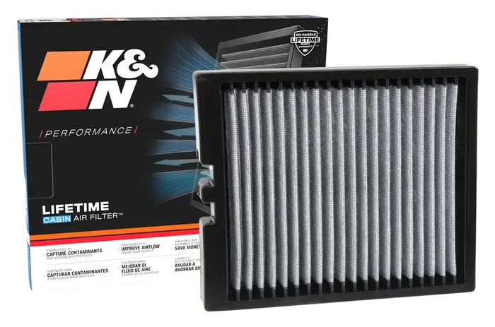 K&N Cabin Air Filter Premium, Washable, Clean Airflow To Your Cabin Air Filter Replacement Designed For Select 2010-2019 Ford/