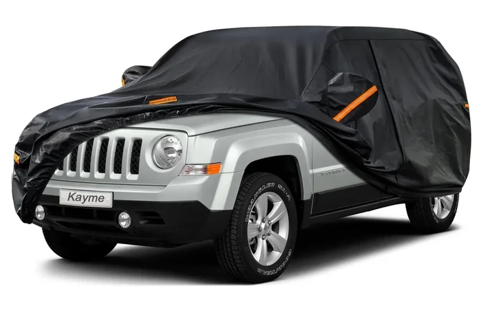 Kayme 7 Layers Suv Car Cover Custom Fit For Jeep Patriot (2007-2017) Waterproof All Weather For Automobiles, Outdoor Full Cover