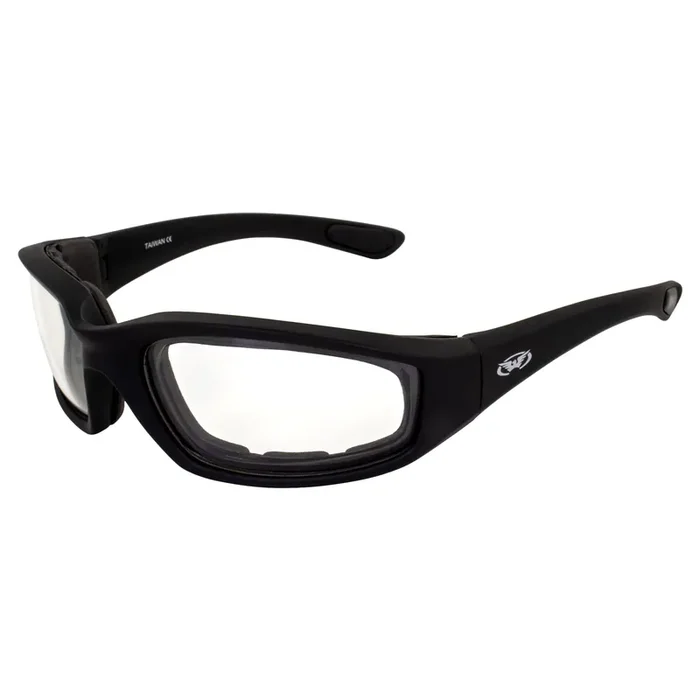 Kickback Photochromic – Light Adjusting Lenses – Eva Foam Padded Motorcycle Sunglasses