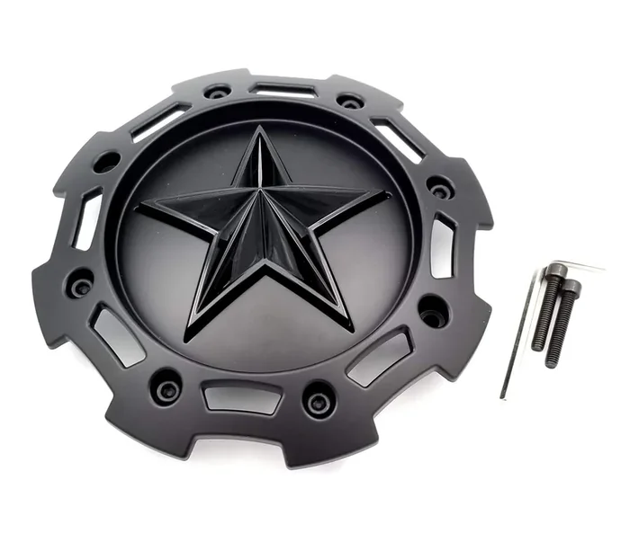Kmc Xd Series Rockstar 2 Sc-205 S1403-09 Black On Black 5 And 6 Lug Center Cap