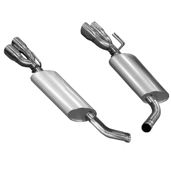 Kooks 2-1/2″ SS Axle-Back w/Quad Tips. 2014-2017 Chevrolet SS. Connects to OEM. – 25106100