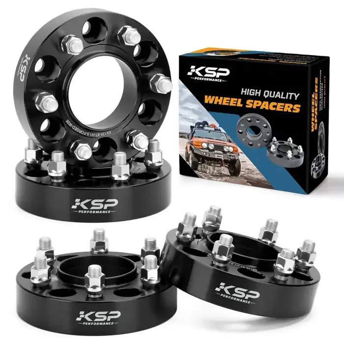 Ksp 6X135 To 6X135 Wheel Spacers For F150, 1.5In 38Mm Hubcentric 6 Lug Wheel Adapters For 2015-2025 F150 Expedition,Navigator Wi
