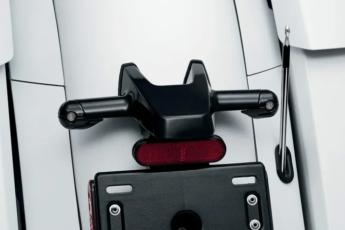 Kuryakyn 2843 Motorcycle Lighting Accessory Kellermann Atto Rear Turn Signal Adapters For Indian Motorcycles Challenger And Chieftain, Gloss Black, 1 Pair
