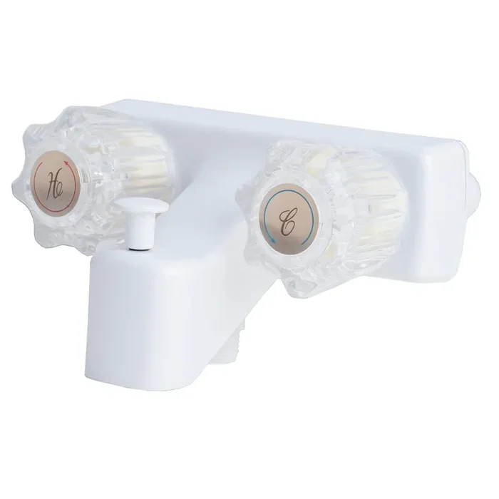 Laguna Brass 3210Awt Rv Replacement Non-Metallic Two Handle 4‘‘ Tub Shower Diverter White Finish