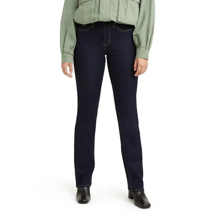 Levis Womens 314 Shaping Straight Jeans, Darkest Sky – Dark Indigo, 29