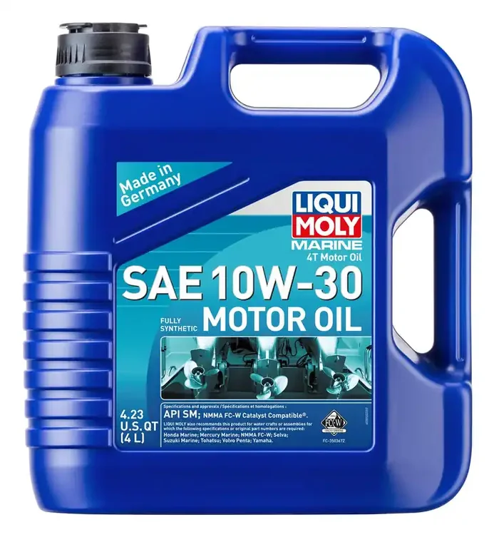 Liqui Moly Marine 4T Motor Oil Sae 10W-30 4 L Marine Motor Oil Sku 20522