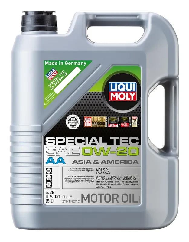 Liqui Moly Special Tec Aa Sae 0W-20 5 L Synthesis Technology Motor Oil Sku 2208
