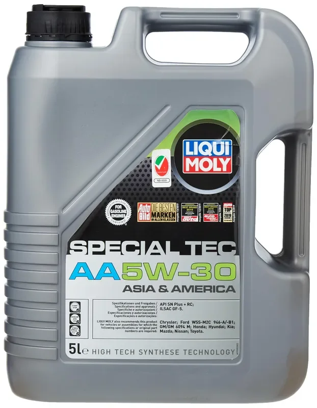 Liqui Moly Special Tec Aa Sae 5W-30 5 L Synthesis Technology Motor Oil Sku 20138
