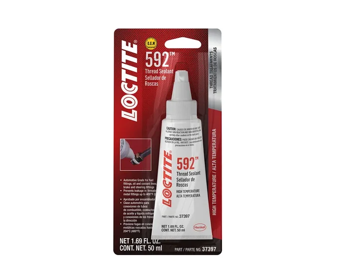 Loctite Pst 592 Thread Sealant For Automotive Low-Pressure, High-Viscosity, Anaerobic, Prevents Galling Opaque, Off-White, 50