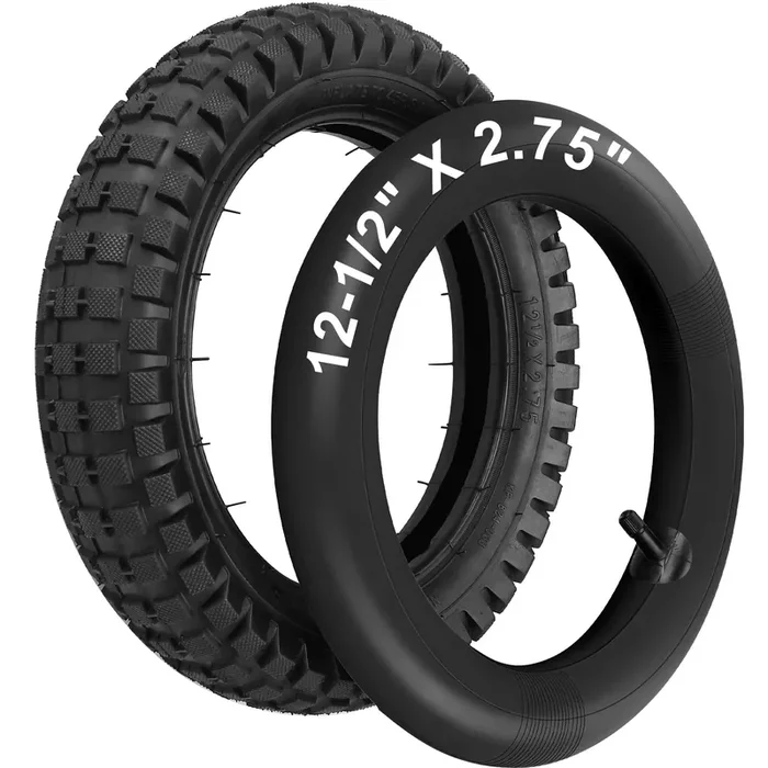 Lotfancy 12.5X2.75 (12-1/2X2.75) Tire & Inner Tube Set For Razor Mx350 Mx400 Dirt Rocket, X-Treme X-560 – Heavy Duty Scooter Tire Tube For Mini Pocket Bikes
