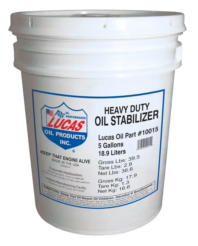 Lucas Oil 10015 Heavy Duty Oil Stabilizer – 5 Gallon