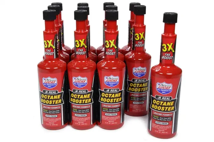 Lucas Oil 10026-Pk12 Octane Booster – 15 Oz (Pack Of 12)