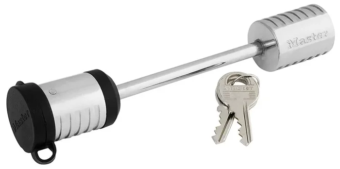 Master Lock 1471Dat Trailer Coupler Latch Lock, 3-1/2‘‘ Long Shackle X 9/32‘‘ Diameter Pin Silver, Fits Ufp And Surge Brake Coup