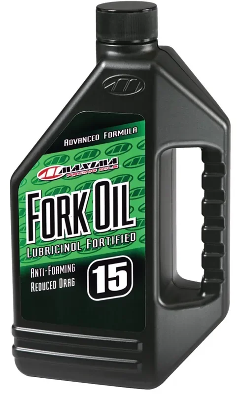 Maxima 56916 15Wt Standard Hydraulic Fork Oil – 16 Oz. Bottle