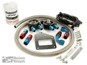 Maximum Motorsports 99-04 Mustang Oil Filter Relocation Kit (Severe Duty) – OC-9