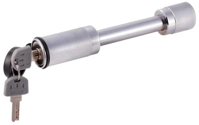 Maxxhaul 70050 Trailer Hitch Lock – Heavy Duty 5/8‘‘- Hitch Locking Receiver Pin With 2 Keys, Chrome