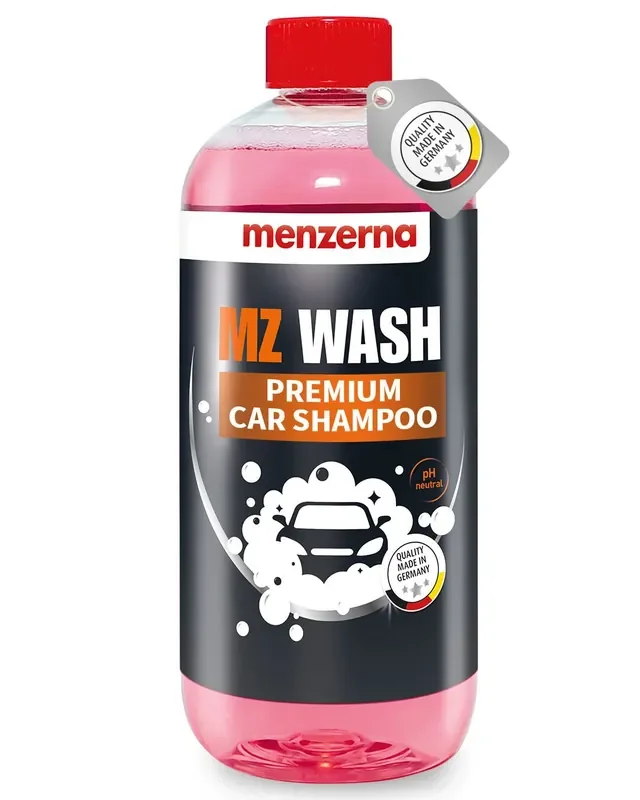 Menzerna ‘‘Mz Wash‘‘ I Car Wash 1L I Premium Car Shampoo To Remove Dust, Dirt And Grime I Car Soap To Prep For Buffing & Polishi